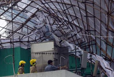 Hong Kong’u Nida tayfunu vurdu