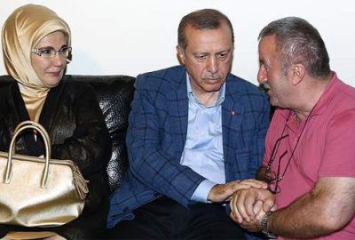 Cumhurbaşkanı Erdoğan’dan şehit ailesine taziye ziyareti