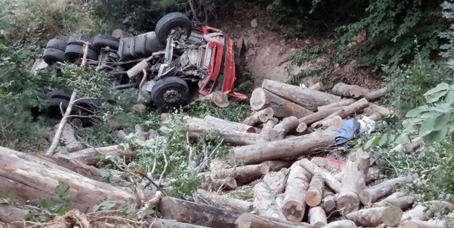 Korkunç kaza! Canını zor kurtardı