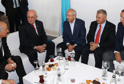 Erdoğan ve siyasi parti liderleri bir araya geldi