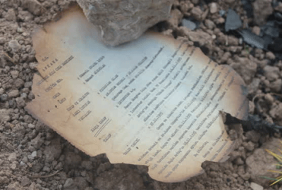 FETÖ elebaşının ismi, yanmış belgeler arasından çıktı