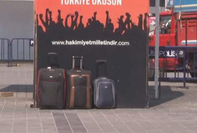 Taksim’de şüpheli bavul alarmı