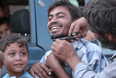 IŞİD’le birlikte sakallarda çarşaflarda gitti