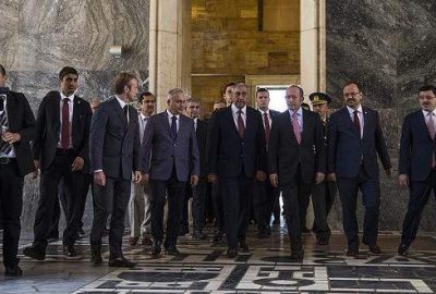 KKTC Cumhurbaşkanı Akıncı’dan Meclise ziyaret