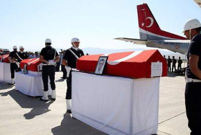 Elazığ şehitleri için tören