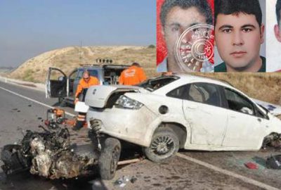 3 arkadaş kazada can verdi