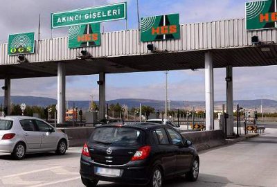 Köprü ve otoyol geliri 703 milyon 403 bin lira oldu
