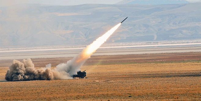 Cerablus’ta 81 hedefe 294 atım yapıldı