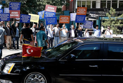 Başkentte ‘Biden’ protestosu
