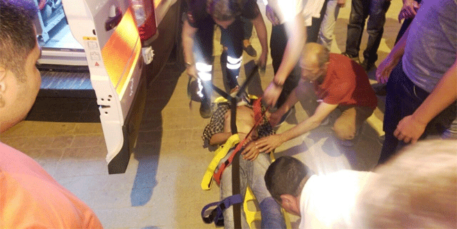 Bursa’da aranıyordu, motosiklet çarpınca yakalandı