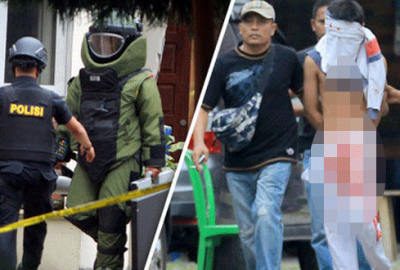 Bombayı patlatamadı baltayla saldırdı