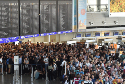 Frankfurt Havalimanı’nda arama bitmeden güvenlik kontrolünden geçen kişi yakalandı