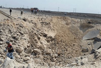 Teröristler karayoluna 2 ton patlayıcı döşemiş!