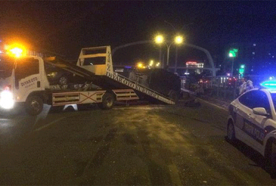 Zırhlı polis aracı kaza yaptı: 1 yaralı