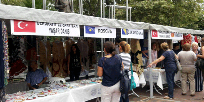 Mudanyalı kadınlar Gölcük’te Kırkyama Şenliği’ne katıldı