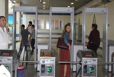 Havalimanı metrosuna x-ray cihazları konuldu
