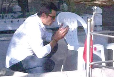 Şehit astsubaya dua etti