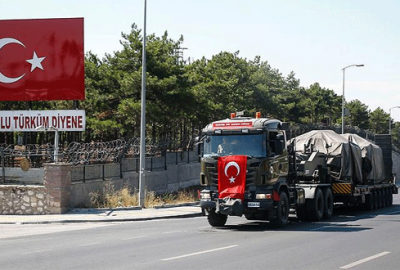 Suriye sınırına askeri sevkiyat