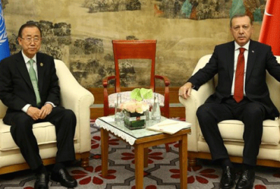 Erdoğan-Ban Fırat Kalkanı operasyonunu görüştü