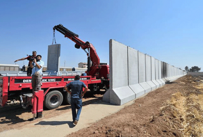 Terör örgütlerine güvenlik duvarı engeli