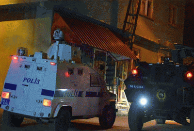 Polis lojmanlarına roketli saldırı