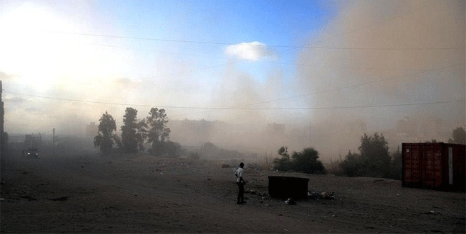 Gazze’nin kuzeyine top atışı düzenlendi