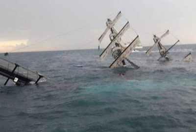 Tur teknesini ‘milyonda bir ihtimal’ batırmış