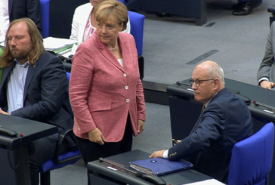 Meclis Başkanı, Merkel’i azarladı