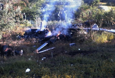 Mafya, polis helikopterini düşürdü