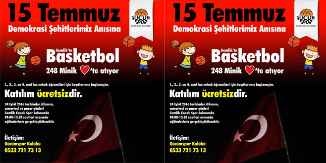 Gemlik’te basketbol şöleni