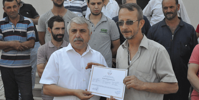 Kasaplar sertifikalarını aldı