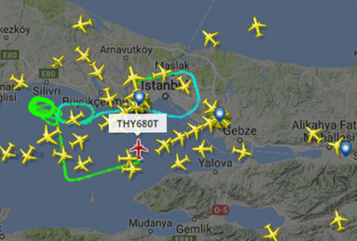 THY uçağına kalkışta kuş çarptı