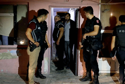 Bin polisle helikopter destekli operasyon