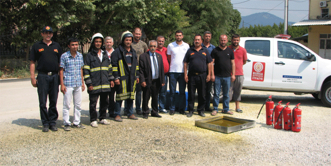 Adaköy’e gönüllü itfaiye ekibi kuruldu