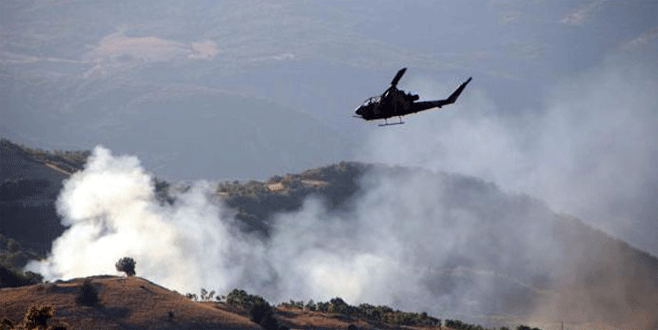 Tunceli’de PKK’ya hava destekli operasyon