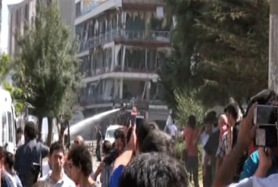 Van’daki patlamadan ilk görüntüler