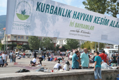 Osmangazi’de kurbanlar temiz ve sağlıklı ortamda kesildi