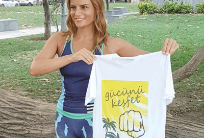 Yeşilay için tasarladı