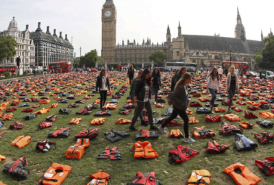 Can yelekli protesto!