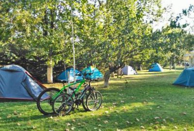 Bursa’da 2000 yıllık tarihi köyde kamp keyfi