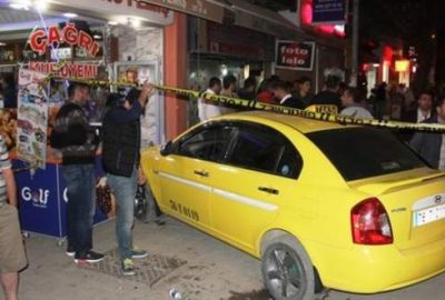 Diyetteki taksici yayalara çarptı: 1 ölü, 5 yaralı