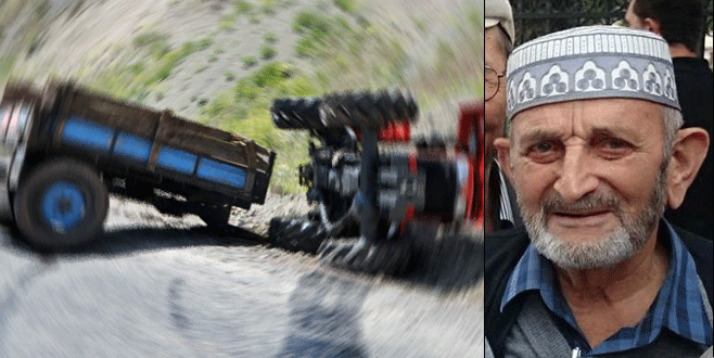 Bursa’da devrilen traktörün altında can verdi