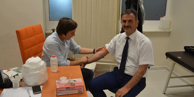 Belediye personeline sağlık taraması