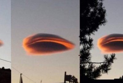 Havada şaşırtan görüntü!