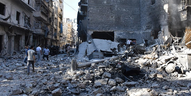 Halep’te ‘deprem etkisine’ yol açan saldırıda 30 kişi öldü
