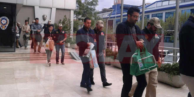 Bursa’daki FETÖ soruşturmasında 10 kişi adliyeye sevk edildi