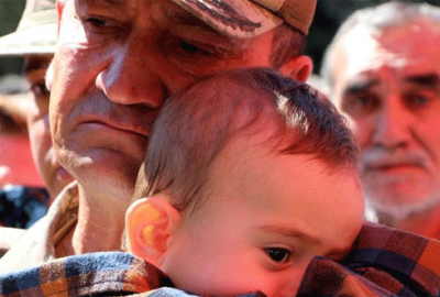 Kucağındaki emaneti içindeki evlat acısıymış