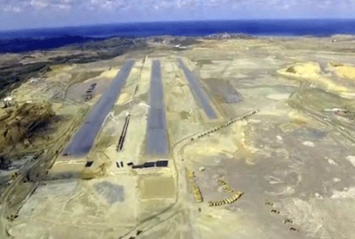 Üçüncü havalimanında ilk pist ortaya çıktı
