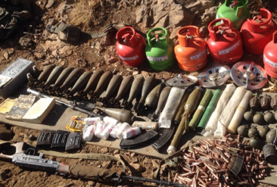 PKK’nın cephaneliği bulundu