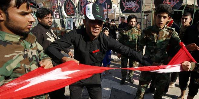 Irak’ta Türk bayrağına çirkin saldırı